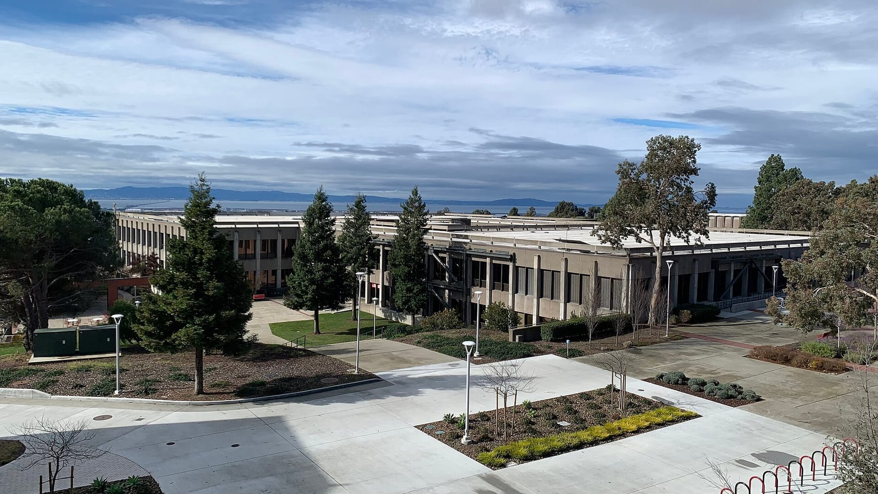 CSU East Bay Buildings (photograph from the Wikimedia Commons category California State University, East Bay)