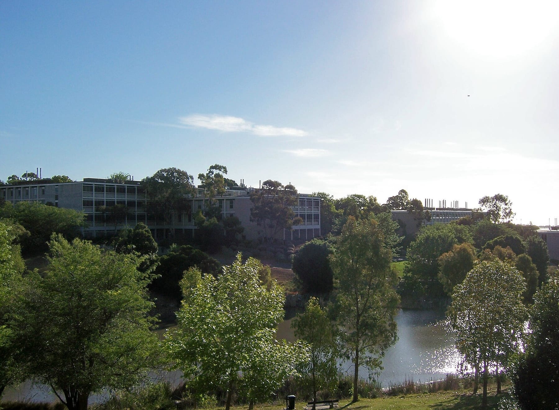 Flinders science buildings (photograph from the Wikimedia Commons category Flinders University)