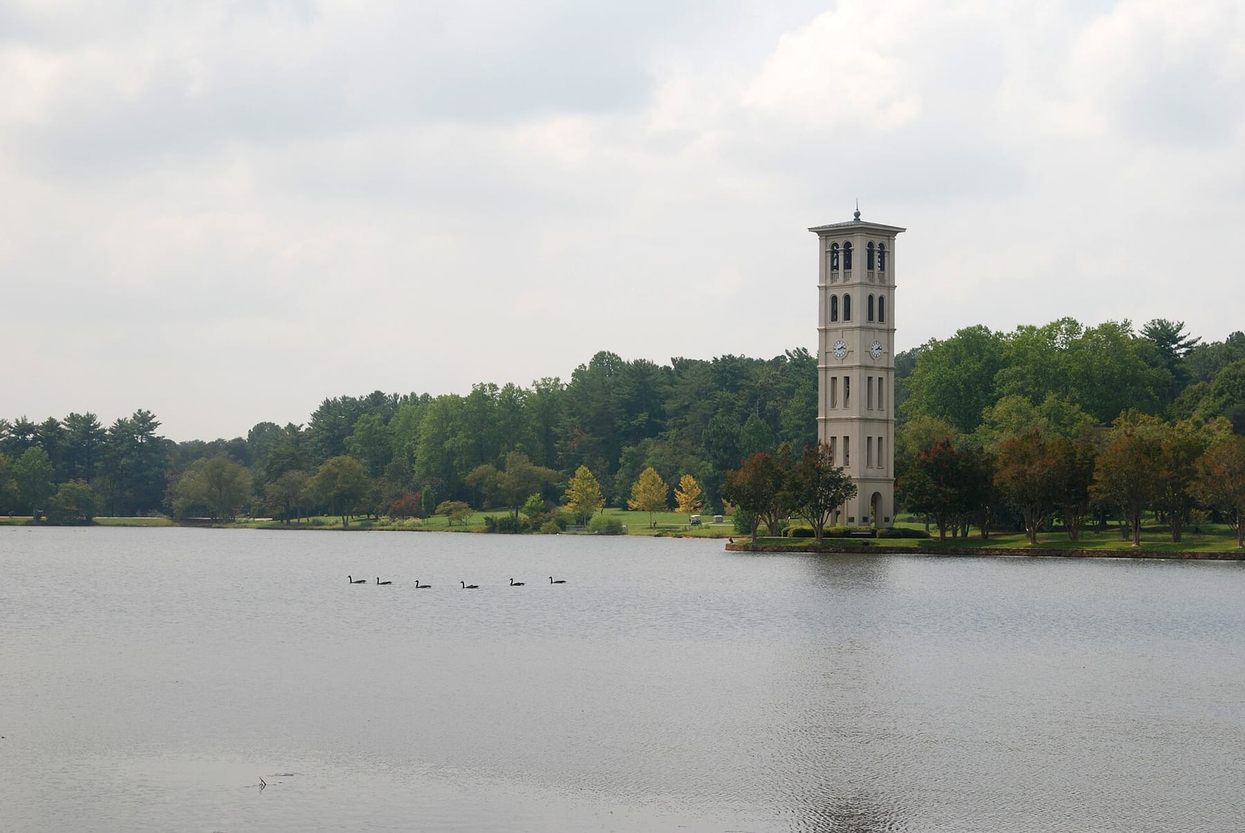 Furman Bell Tower - panoramio (photograph from the Wikimedia Commons category Furman University)
