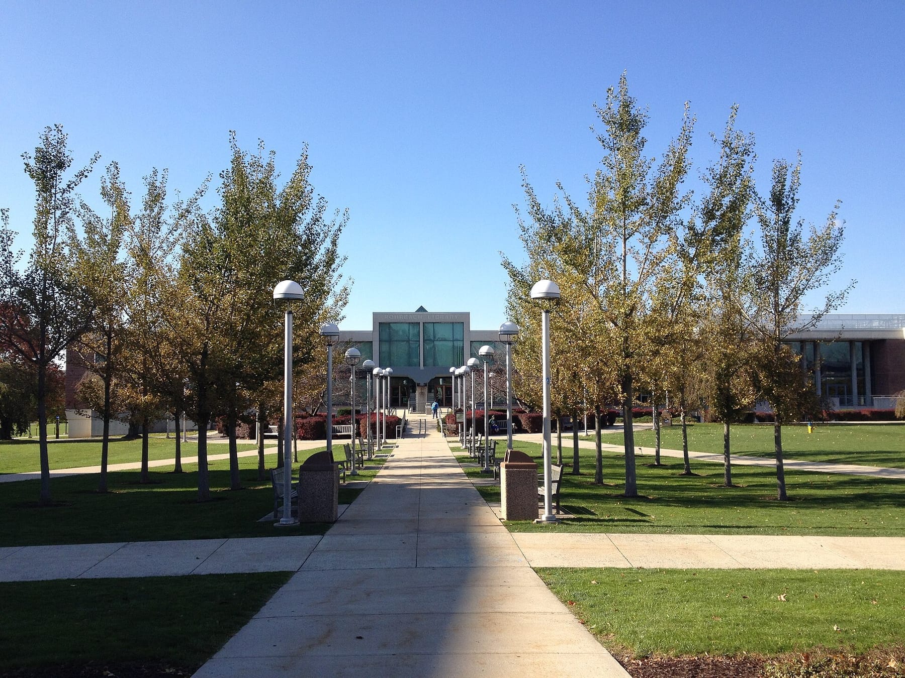 Kutztown University Rohrbach Library (photograph from the Wikimedia Commons category Kutztown University of Pennsylvania)
