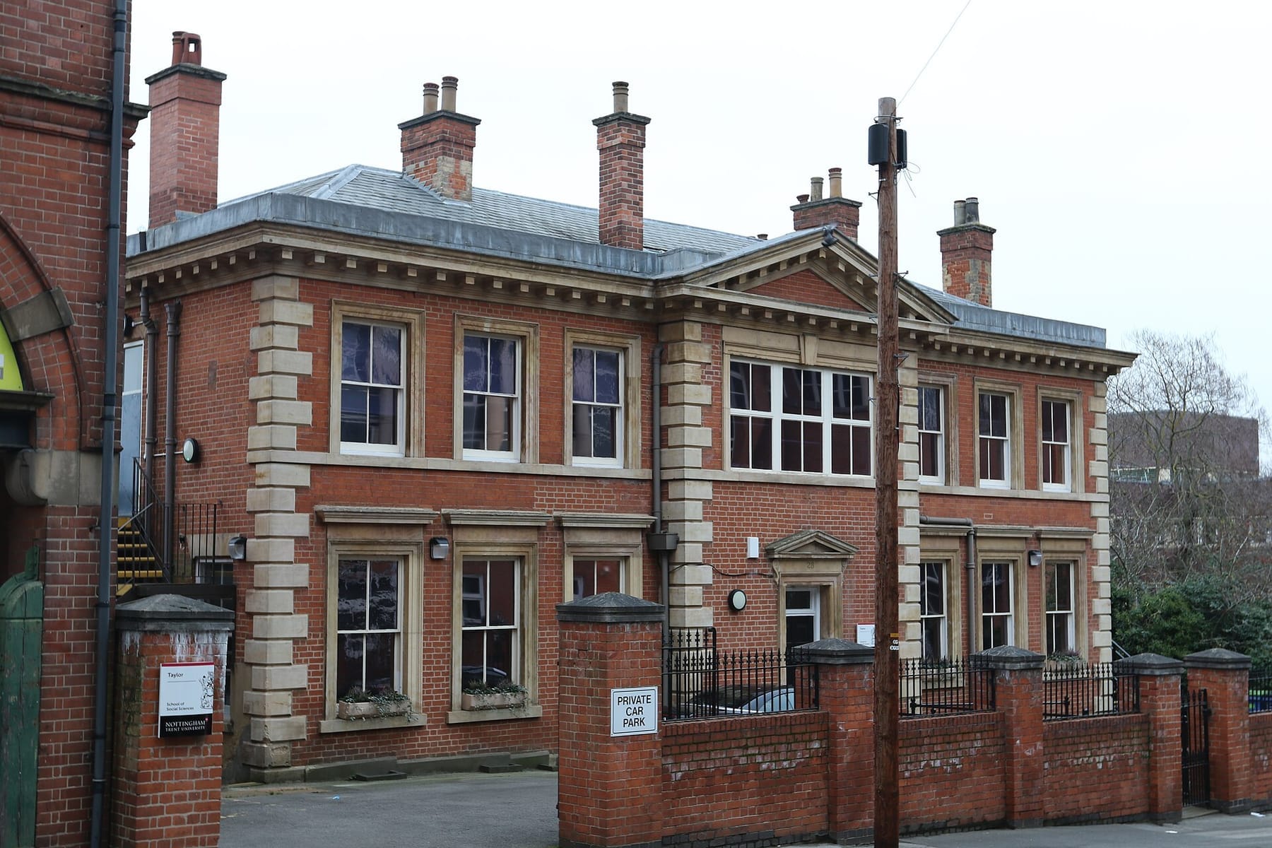 Taylor Building, Nottingham Trent University (photograph from the Wikimedia Commons category Nottingham Trent University)