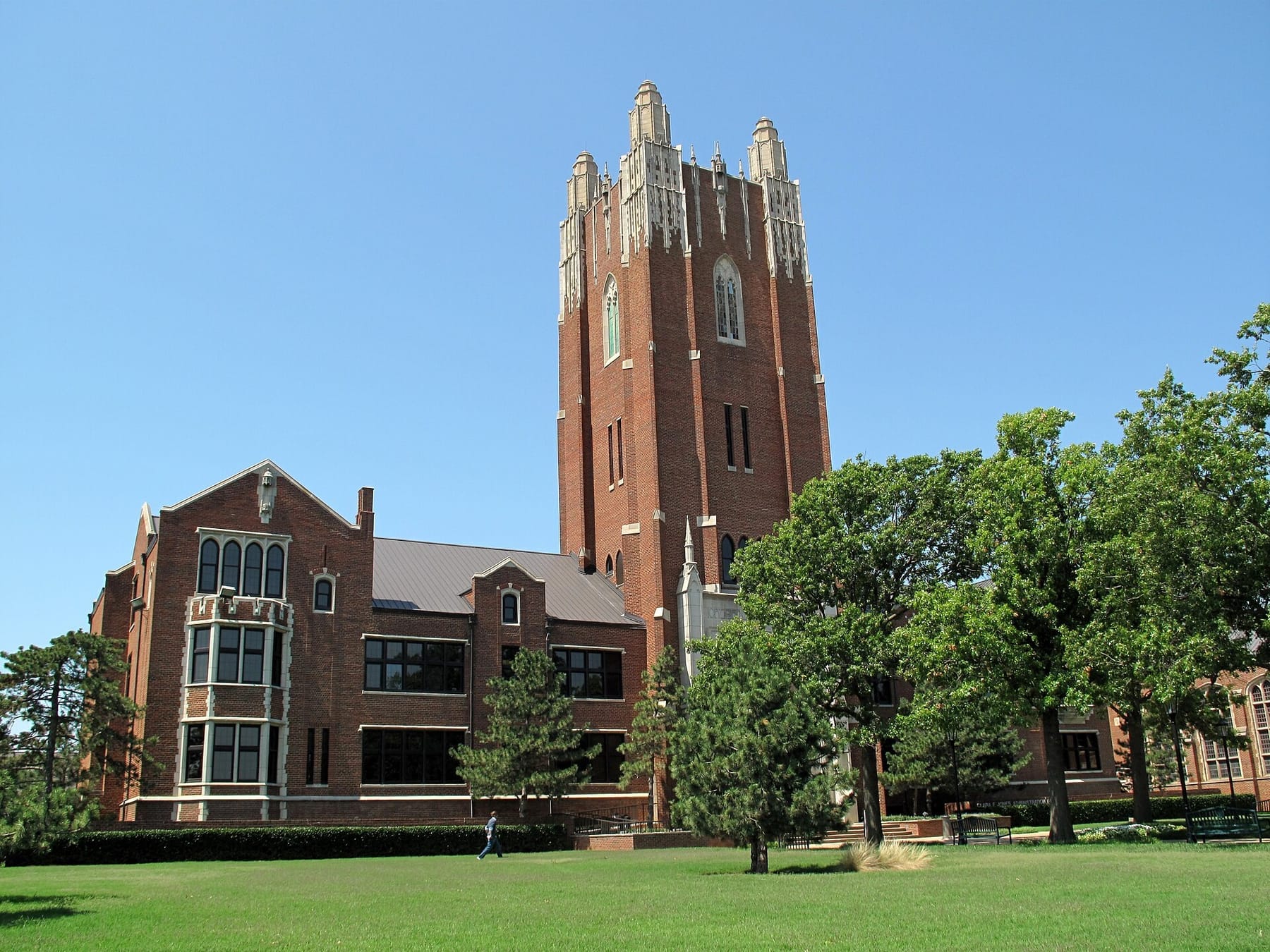 Oklahoma City University - Administration Building (photograph from the Wikimedia Commons category Oklahoma City University)
