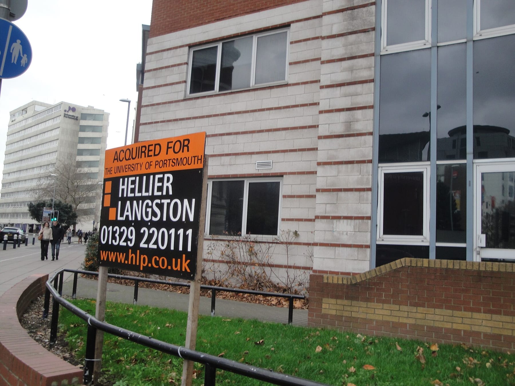 Portsmouth Hampshire Terrace university buildings (photograph from the Wikimedia Commons category University of Portsmouth)