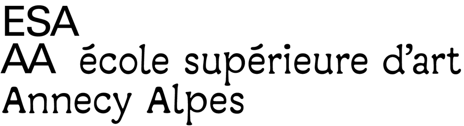 École supérieure d’art Annecy Alpes (ESAAA) logo